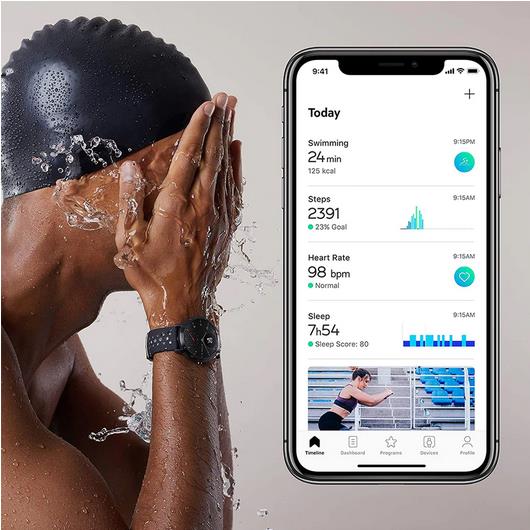 Withings STEEL HR Sport, black
