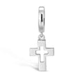 Chamoon Cross Charm Anhänger Silber