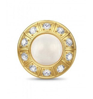 Endless White Moon Galaxy Gold