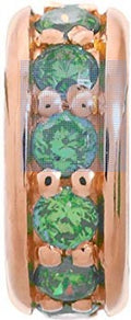 Endless Emerald Dreamy Dot Rose Gold