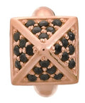 Endless Black Shiny High Rise Rose Gol