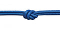 Endless blue leather necklace