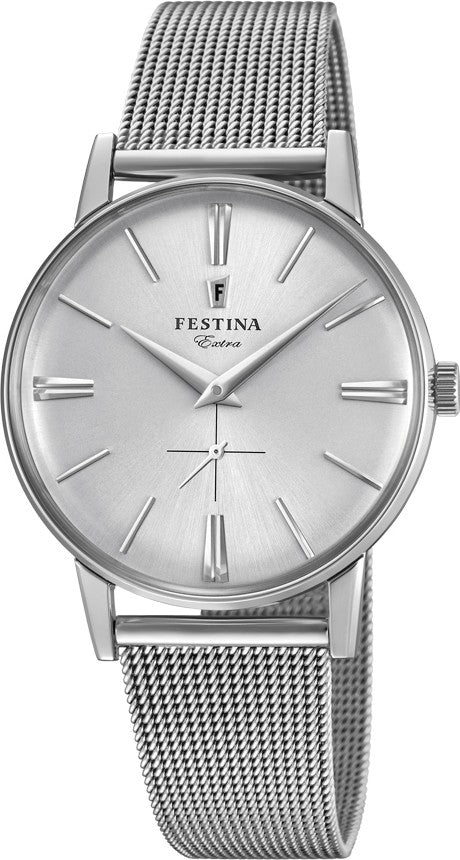 FESTINA EX sta/silber-index/st