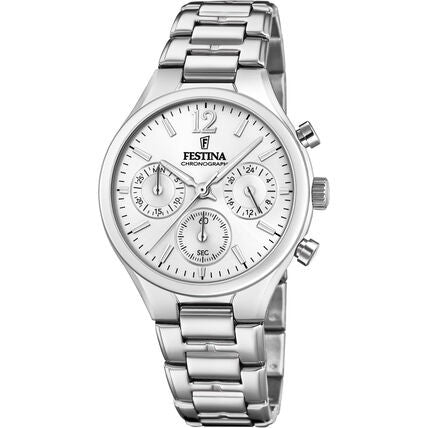 FESTINA S Chr sta/weiß/sta,FES