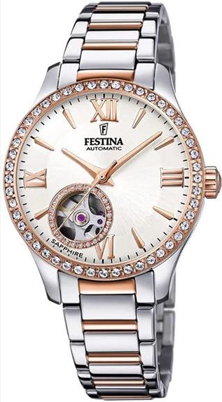 FESTINA SRA.AUTOM.ACE.ESF.PLAT