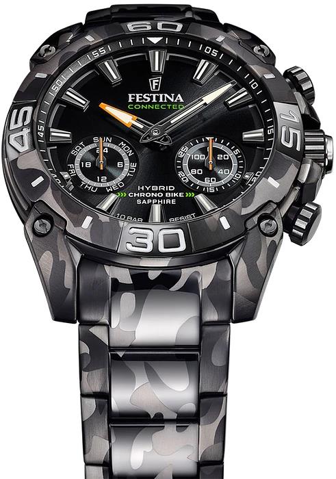 FESTINA HERREN HY STAHL ZIFF.S