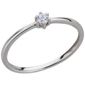 Mabro Verlobungsring 925/- rhodiniert Zirkonia