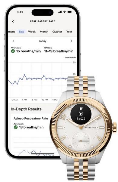 Withings Scanwatch Nova Brilliant 39mm - bicolor